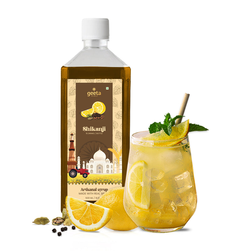 Discover the Authentic Taste of Geeta Syrup's Shikanji Flavor