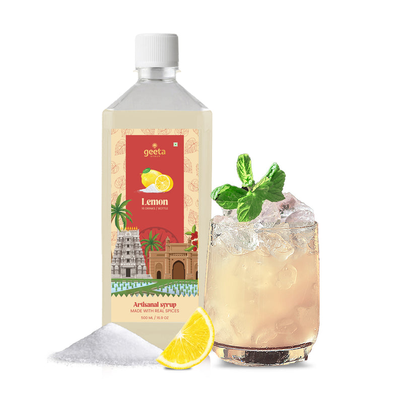 Discover the Zesty Delight of Geeta Syrup's Lemon Flavor