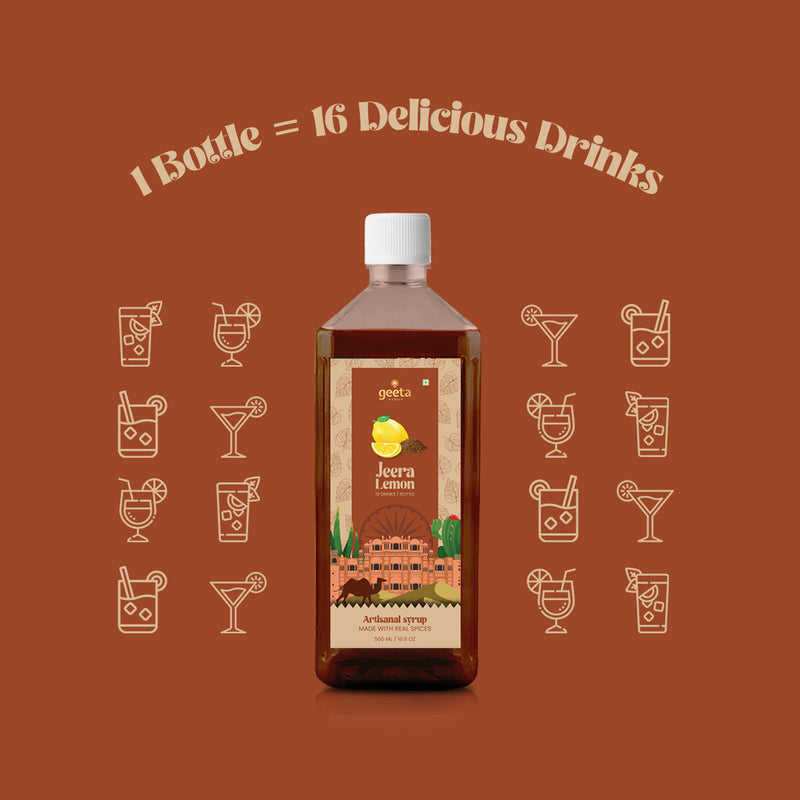 Discover the Unique Blend of Geeta Syrup's Jeera Lemon Flavor