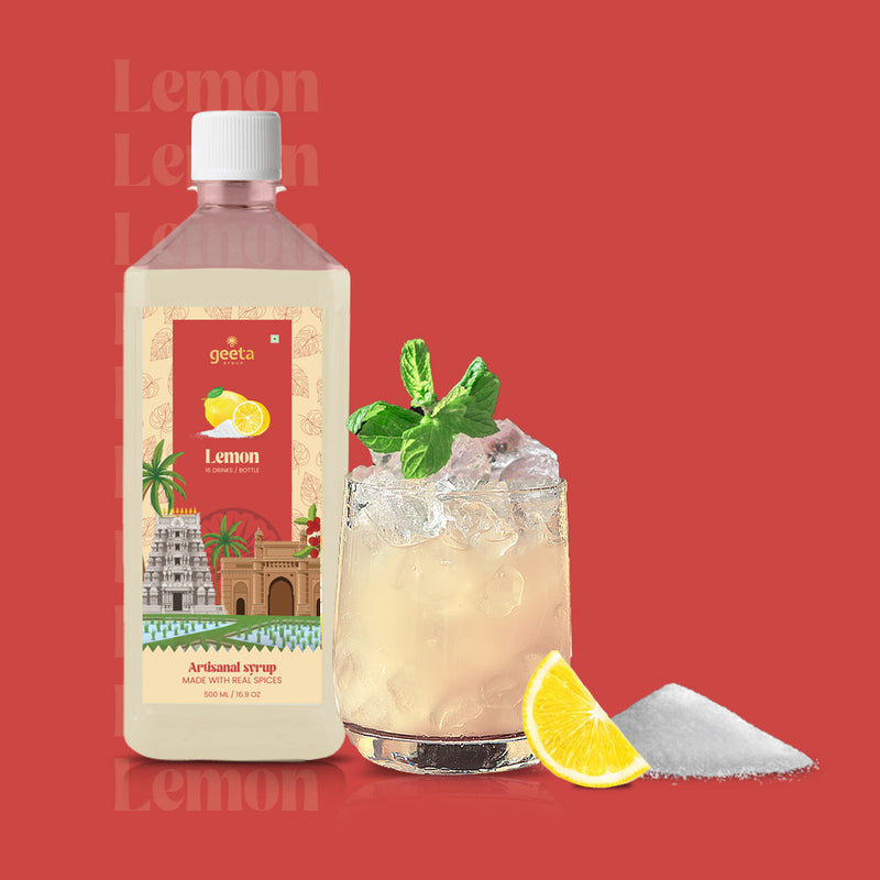 Discover the Zesty Delight of Geeta Syrup's Lemon Flavor