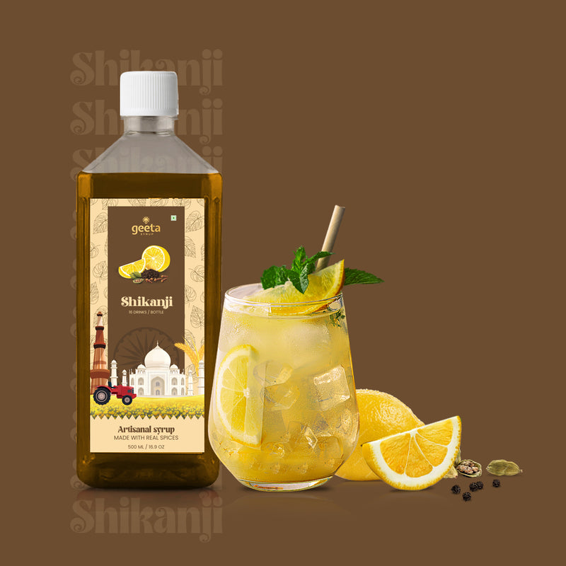Discover the Authentic Taste of Geeta Syrup's Shikanji Flavor