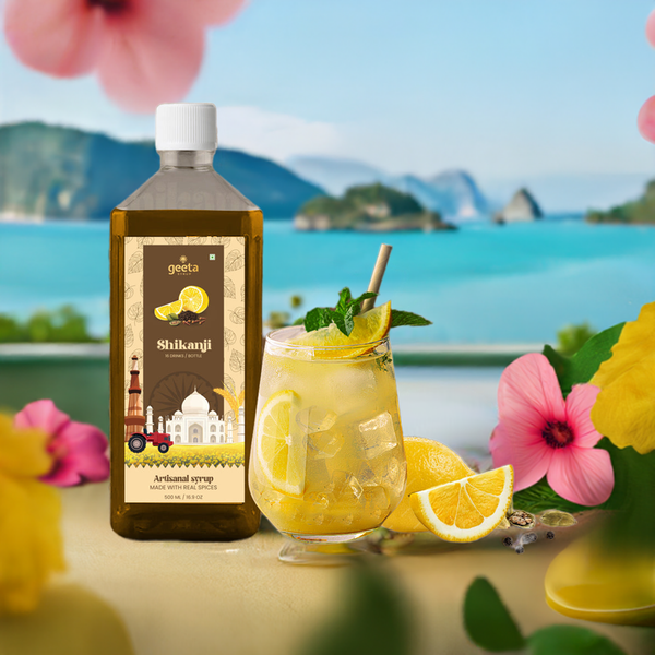 Discover the Authentic Taste of Geeta Syrup's Shikanji Flavor